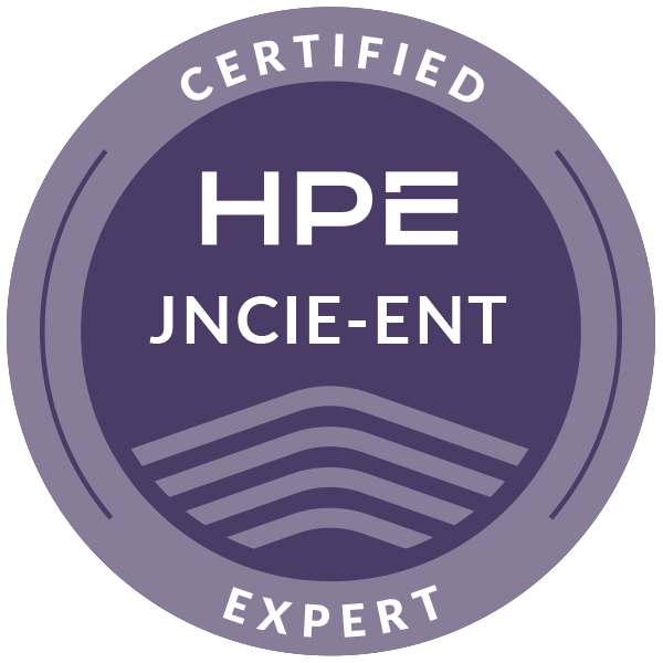 Fiche technique de l’examen Juniper JNCIE-ENT — JPR-946 1 Badge Juniper JNCIE-ENT — Enterprise Routing and Switching