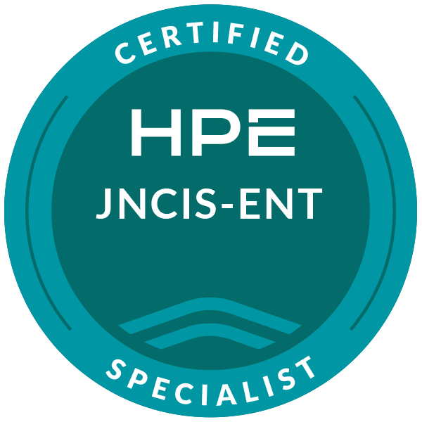 Fiche technique de l’examen Juniper JNCIS-ENT — JN0-352 1 Badge Juniper JNCIS-ENT — Enterprise Routing and Switching
